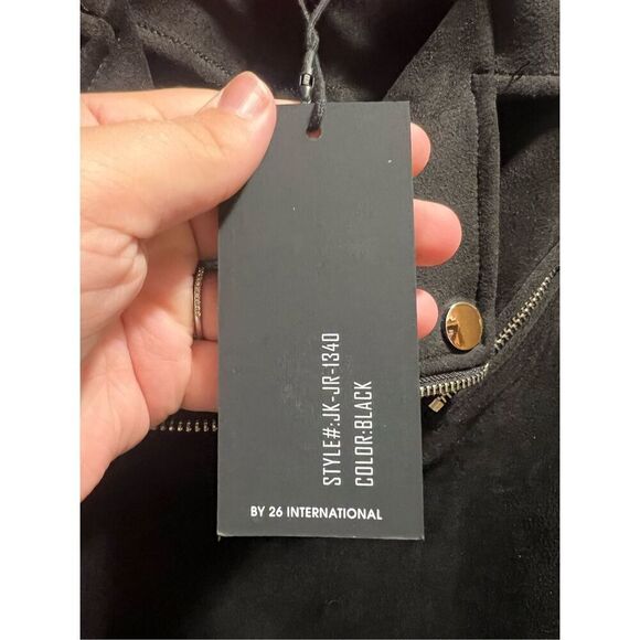 1 Sunset Lane By 26 International Black Jacket Woman’s Size Large NEW - Picture 7 of 11